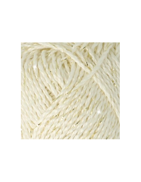 Scheepjes Catona Shine 50 g 105 G ivoire/or