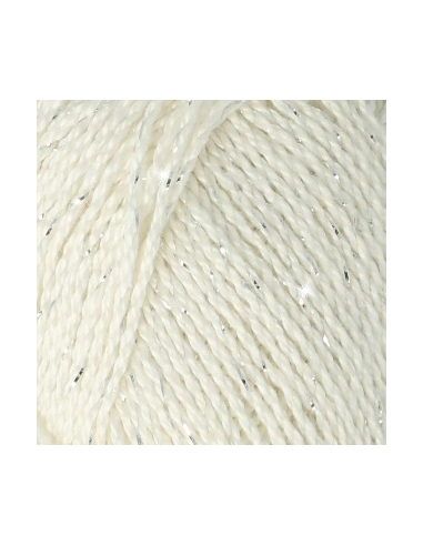 Scheepjes Catona Shine 50 g 105 S ivoire/argent