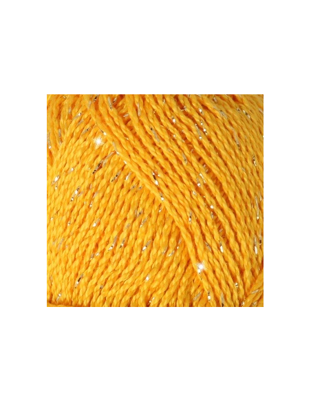 Scheepjes Catona Shine 50 g 208 G jaune / or