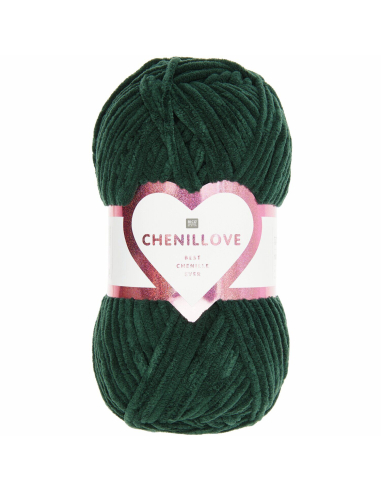 fil chenille vert sapin chenillove