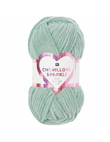chenillove sparkle aqua