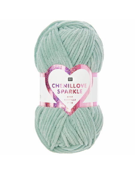 chenillove sparkle aqua