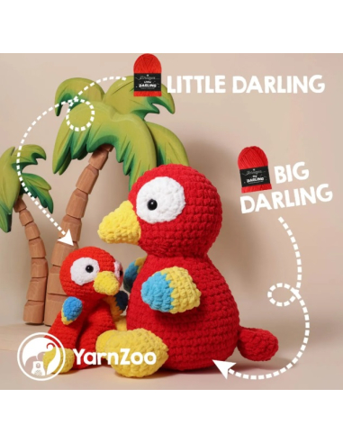 Fil chenille Scheepjes Big Darling (150 g) noir...