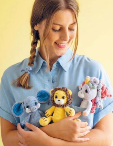 Amigurumis en fil chenille - 12 créations super...