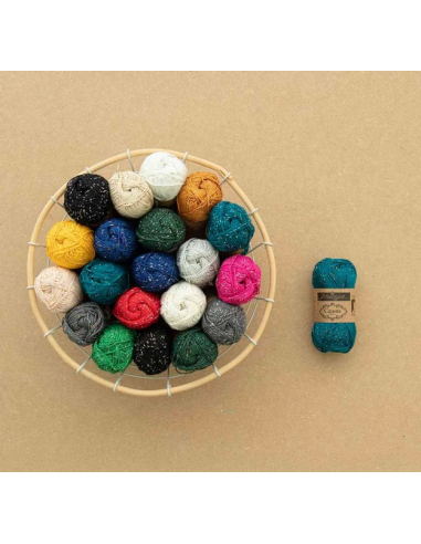 Scheepjes Catona Shine 50 g 401 R bleu sarcelle...