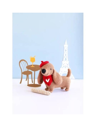 Coffret Marcel le teckel au crochet - Little...