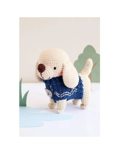 Coffret Ryo le labrador au crochet - Little Bichon