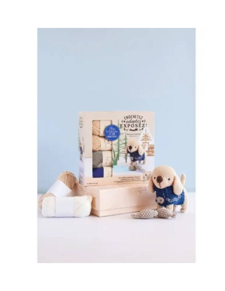 Coffret Ryo le labrador au crochet - Little Bichon