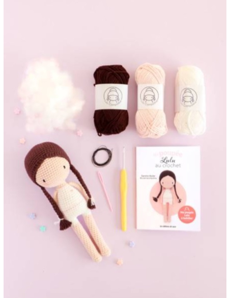 Coffret Ma poupée Lulu au crochet - à habiller