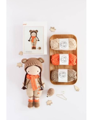 Coffret panoplie pour la poupée Lulu au crochet...