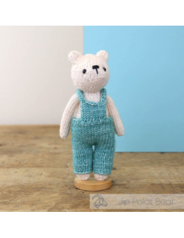Kit tricot HardiCraft - Jip l'ours polaire