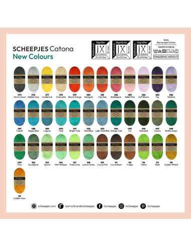 Scheepjes Catona 50g fleur douce 084