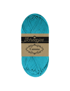 coton à crocheter bleu vil scheepjes catona