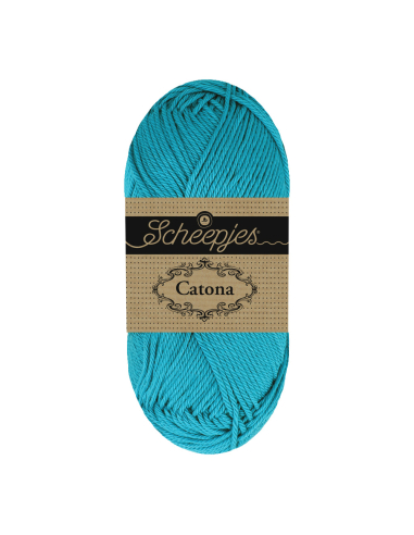 coton à crocheter bleu vil scheepjes catona