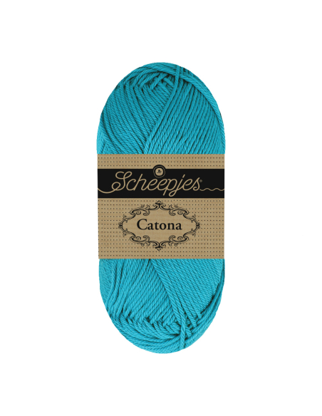 coton à crocheter bleu vil scheepjes catona