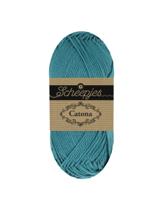 scheepjes catona coton pour amigurumi bleu lagon