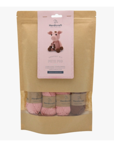 Kit crochet HardiCraft - Pete le cochon