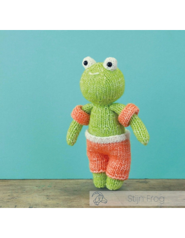 kit amigurumi grenouille au tricot