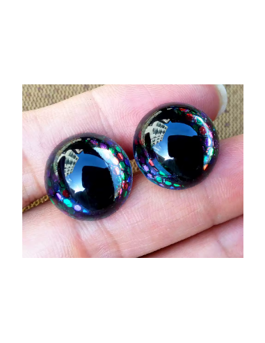 Yeux de sécurité "dragon" 16 mm à paillettes...