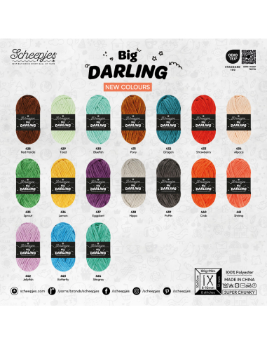 Fil chenille Scheepjes Big Darling (150 g)...
