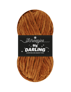 fil chenille marron scheepjes big darling