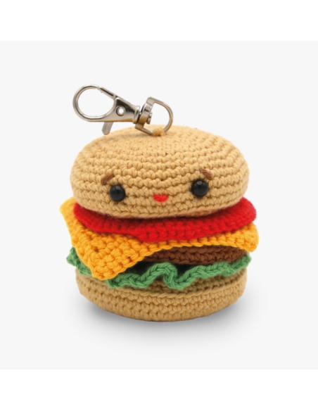 Kit crochet HardiCraft Porte-clé hamburger