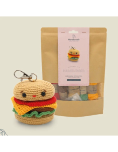 kit porte clé au crochet hamburger