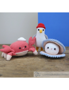 kit amigurumi mouette au crochet Hardicraft 2