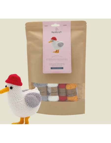 kit amigurumi mouette au crochet Hardicraft
