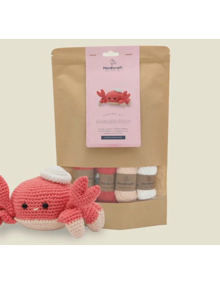 kit hardicraft crabe au crochet