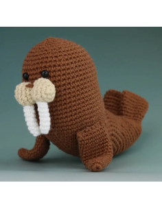 kit hardicraft Willem le morse au crochet 2