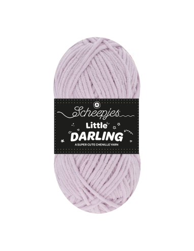 fil chenille gris violet taro scheepjes little darling