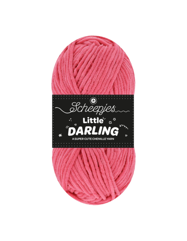fil chenille flamant rose scheepjes little darling