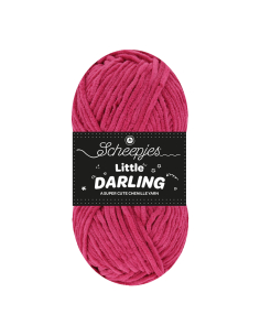 fil chenille rose framboise scheepjes little darling