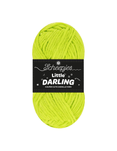 fil chenille vert anis "geko" scheepjes little darling