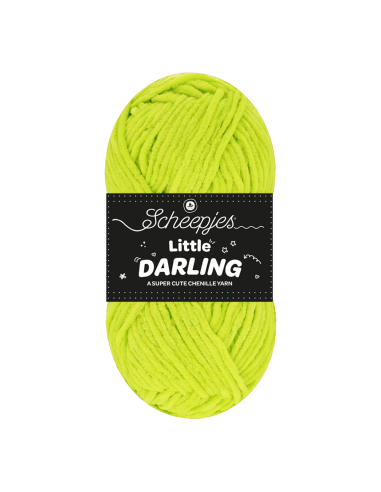 fil chenille vert anis "geko" scheepjes little darling