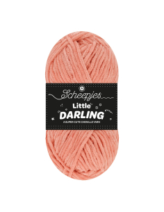 fil chenille scheepjes little darling pêche