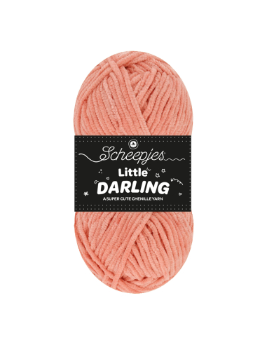 fil chenille scheepjes little darling pêche