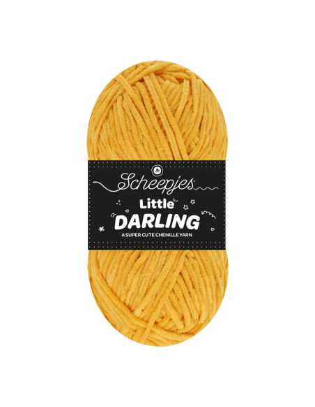 fil chenille scheepjes little darling jaune goldfish