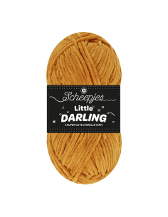 fils chenille scheepjes little darling jaune moutarde