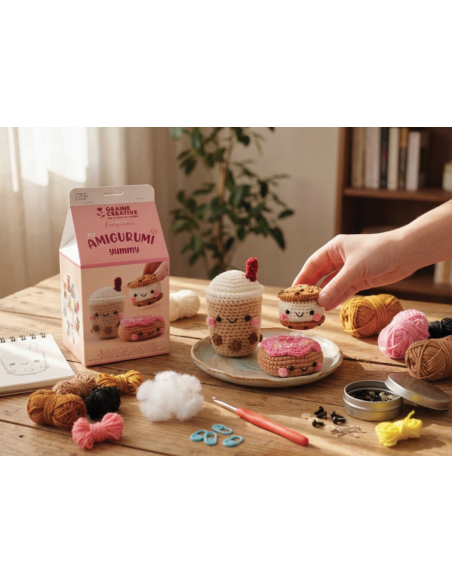 Kit amigurumi yummy - Graine Créative