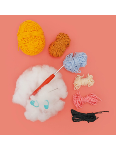 Kit amigurumi Kiiro la girafe - Graine Créative