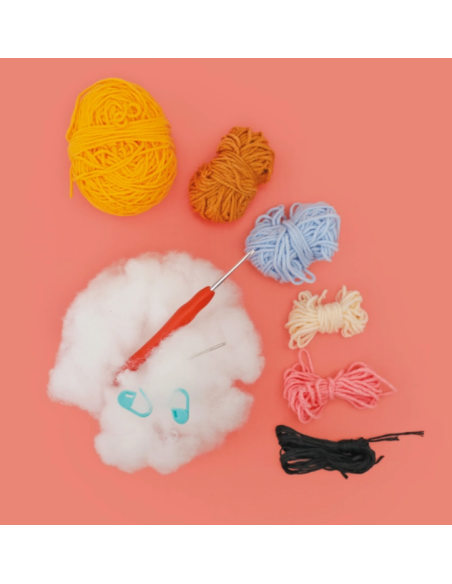Kit amigurumi Kiiro la girafe - Graine Créative