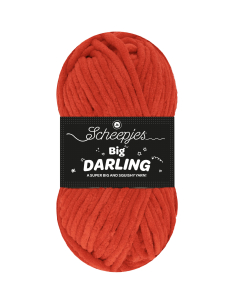 fils chenille rouge scheepjes big darling