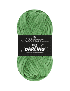 fil chenille vert herbe scheepjes big darling
