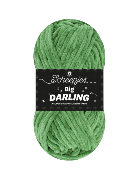fil chenille vert herbe scheepjes big darling