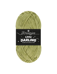 fil chenille fin vert ogre scheepjes little darling