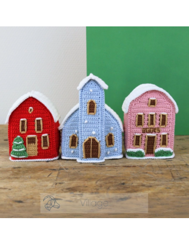 Kit crochet HardiCraft - Village de Noël, la...
