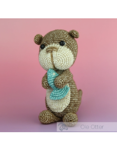 kit crochet amigurumi loutre hardicraft 2