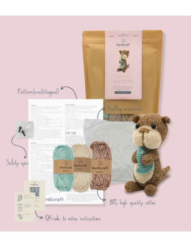 Kit crochet HardiCraft - Ole la loutre